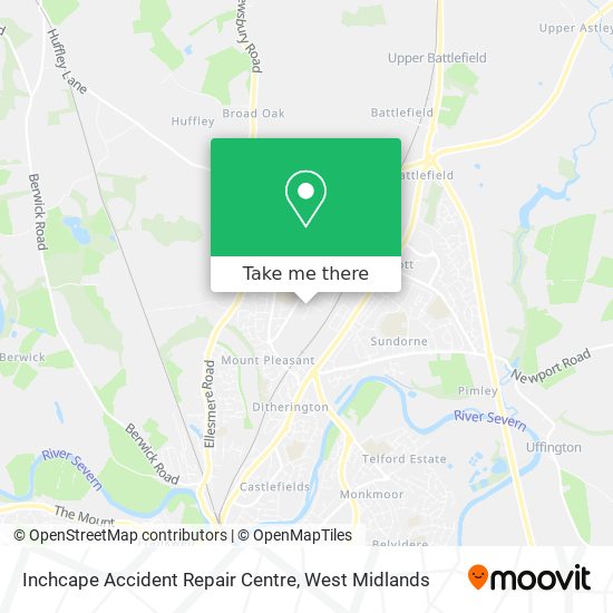 Inchcape Accident Repair Centre map