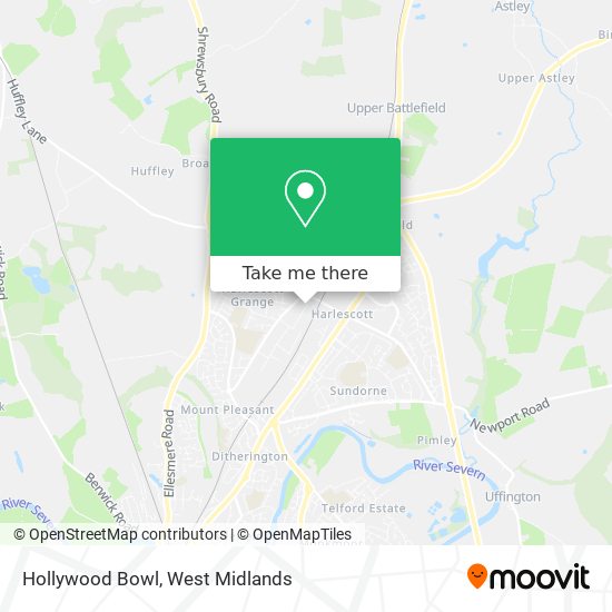Hollywood Bowl map