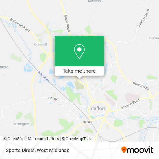 Sports Direct map