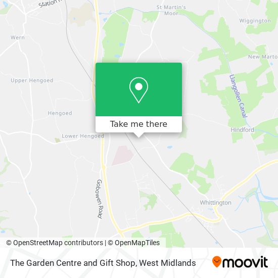 The Garden Centre and Gift Shop map