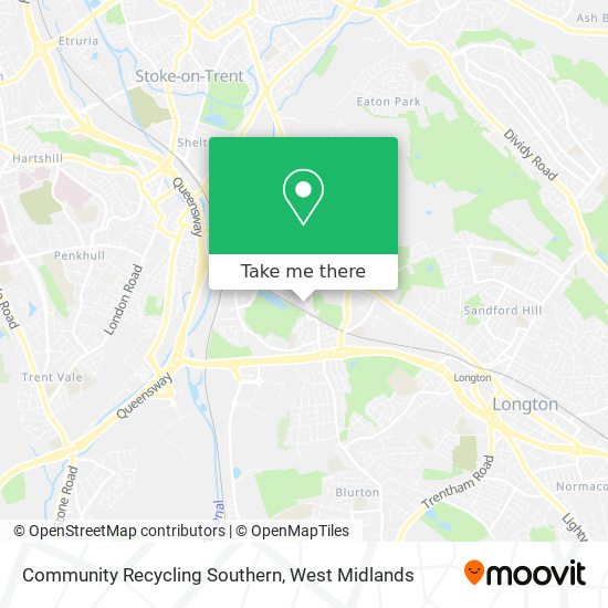 Community Recycling Southern map