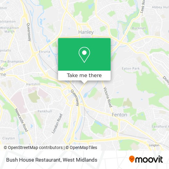 Bush House Restaurant map