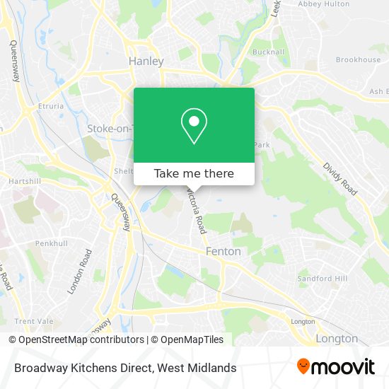 Broadway Kitchens Direct map