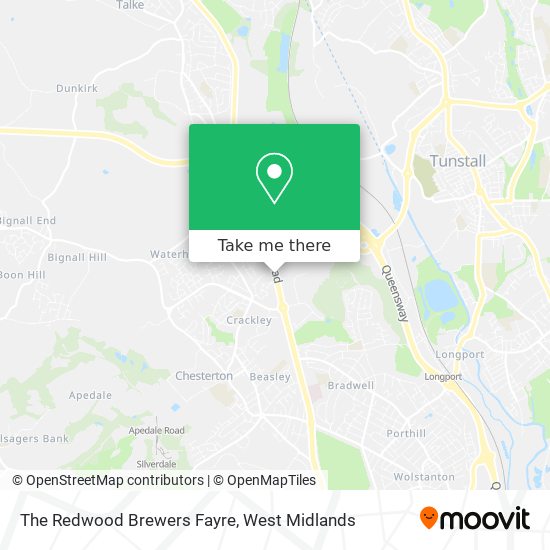 The Redwood Brewers Fayre map