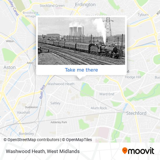 Washwood Heath map