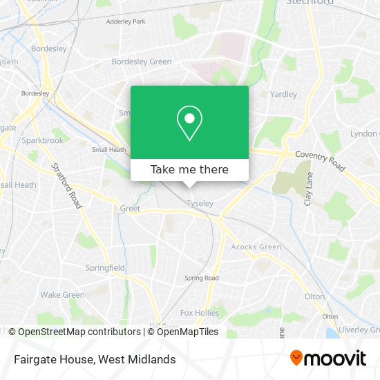 Fairgate House map