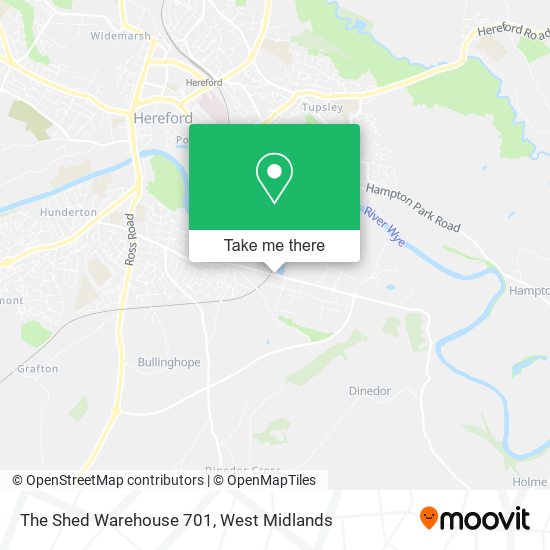 The Shed Warehouse 701 map