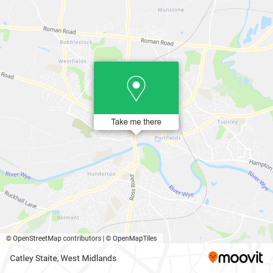 Catley Staite map