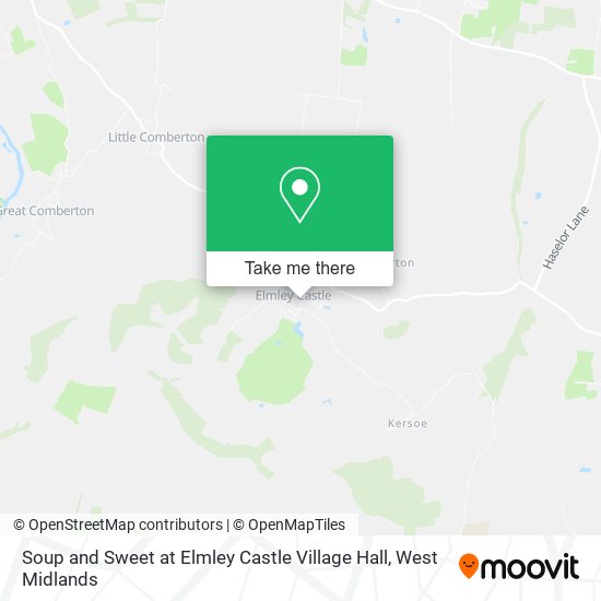 Soup and Sweet at Elmley Castle Village Hall map