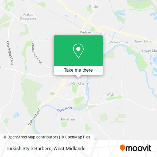 Turkish Style Barbers map