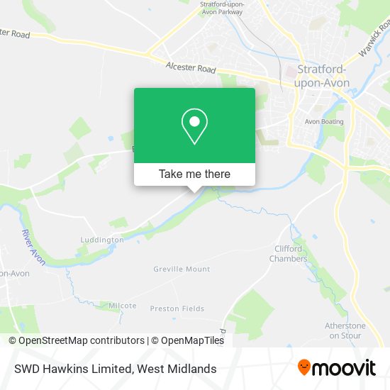 SWD Hawkins Limited map