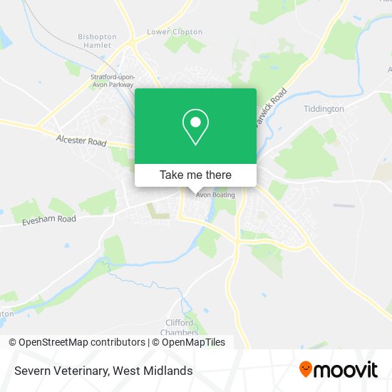 Severn Veterinary map