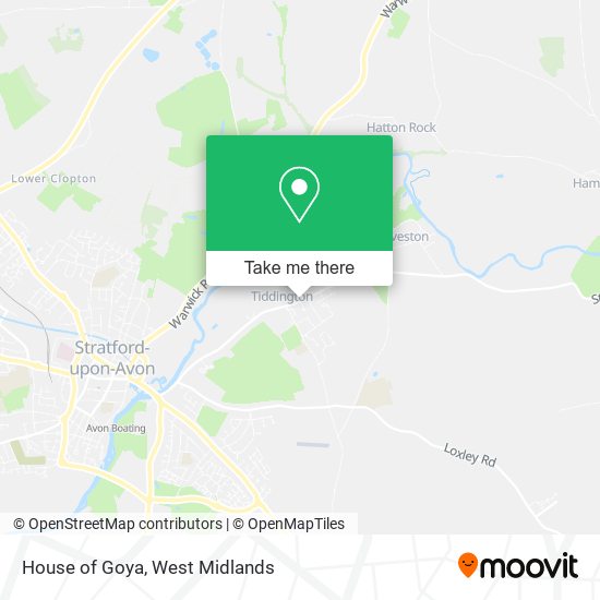 House of Goya map