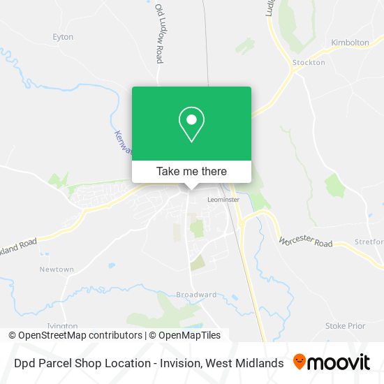 Dpd Parcel Shop Location - Invision map
