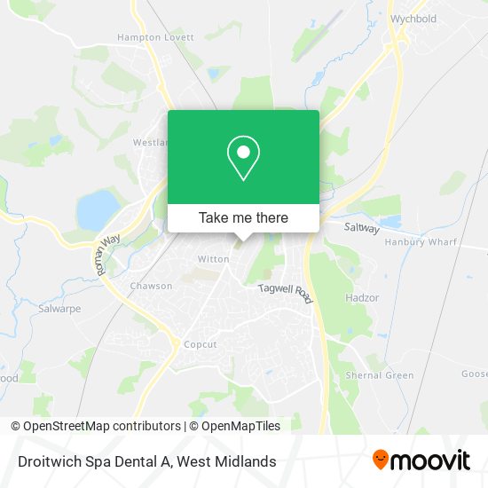 Droitwich Spa Dental A map