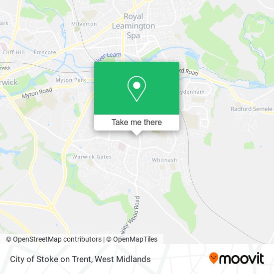 City of Stoke on Trent map