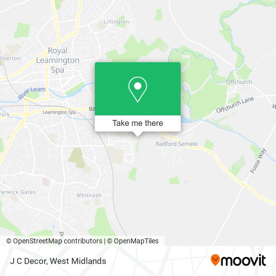 J C Decor map