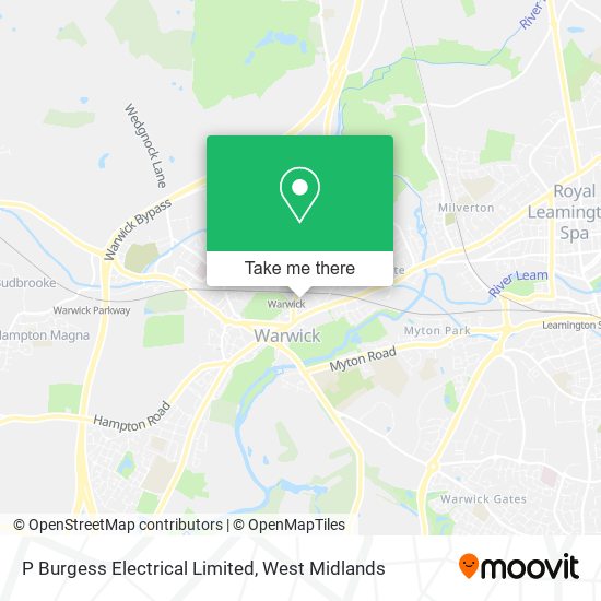 P Burgess Electrical Limited map