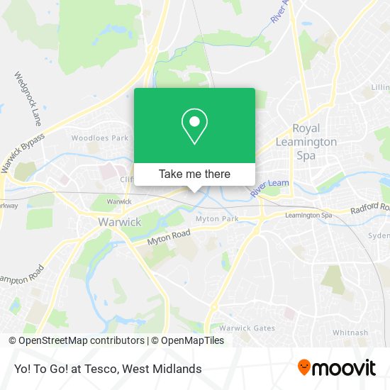 Yo! To Go! at Tesco map