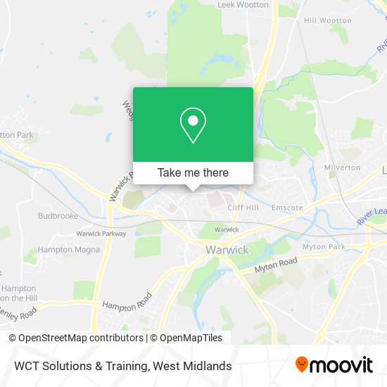 WCT Solutions & Training map