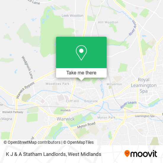 K J & A Statham Landlords map