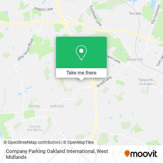 Company Parking Oakland International map