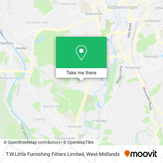 T.W.Little Furnishing Fitters Limited map