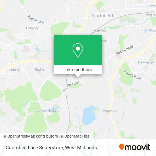 Coombes Lane Superstore map