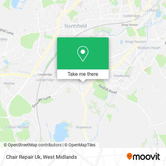 Chair Repair Uk map