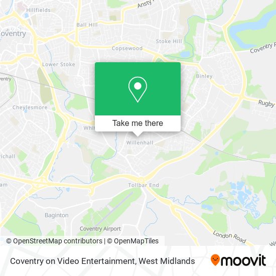 Coventry on Video Entertainment map