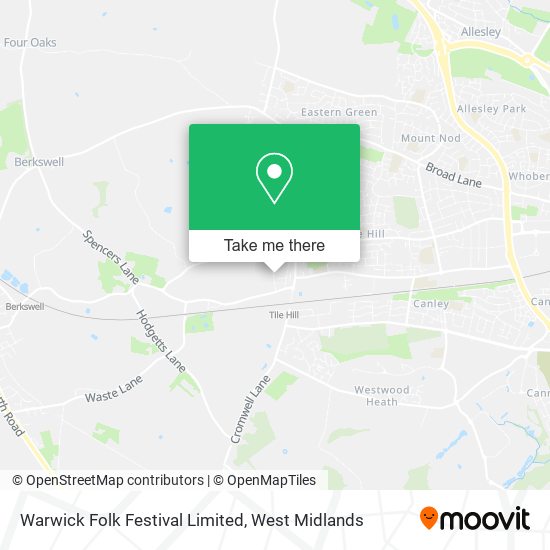 Warwick Folk Festival Limited map