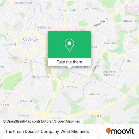 The Fresh Dessert Company map