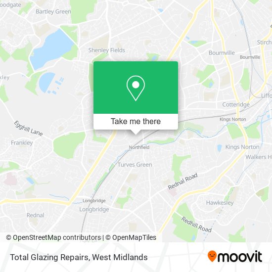 Total Glazing Repairs map