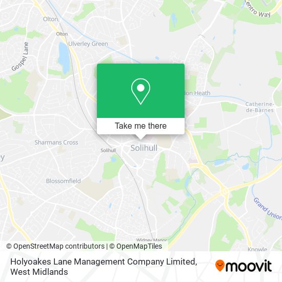 Holyoakes Lane Management Company Limited map