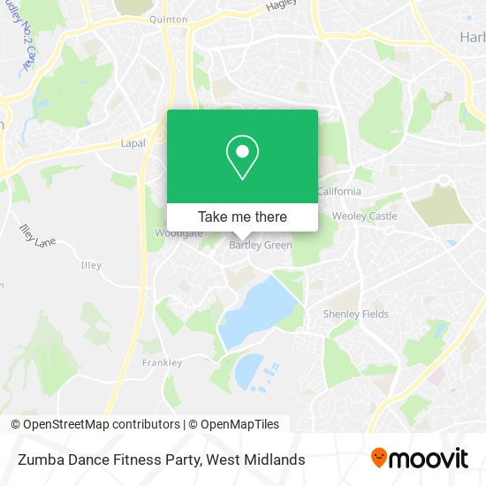 Zumba Dance Fitness Party map