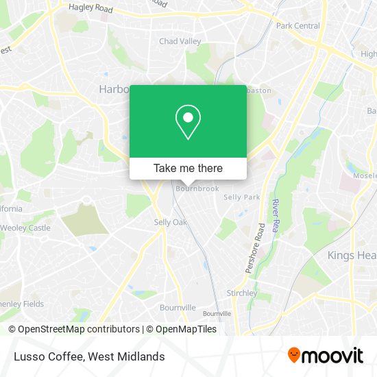 Lusso Coffee map