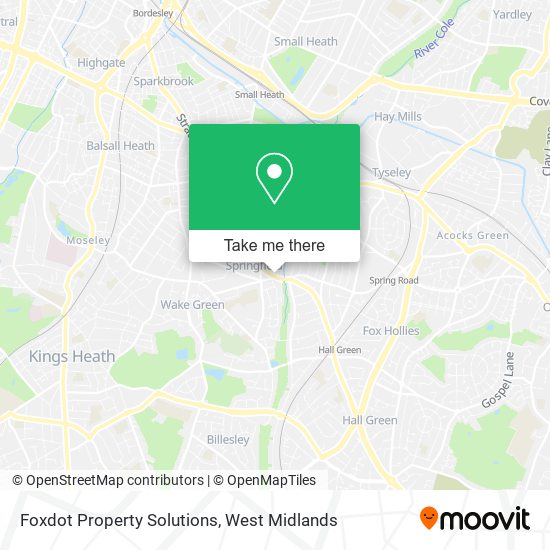 Foxdot Property Solutions map