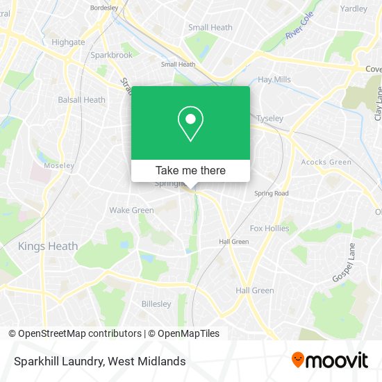 Sparkhill Laundry map