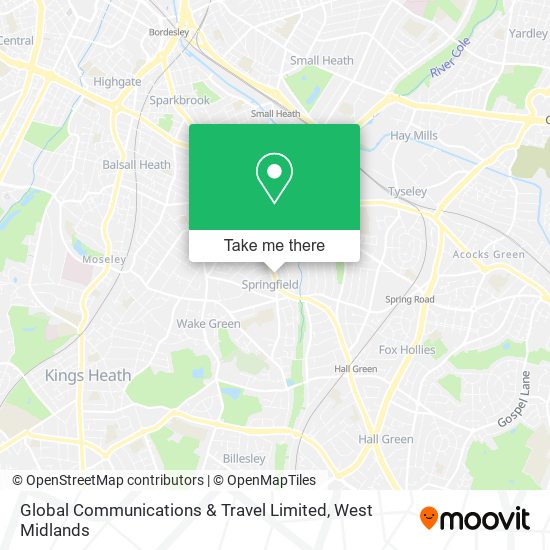 Global Communications & Travel Limited map