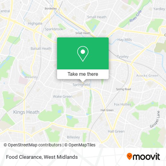 Food Clearance map