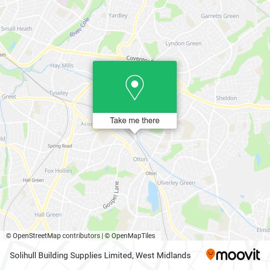 Solihull Building Supplies Limited map