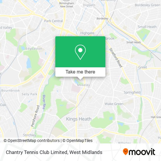 Chantry Tennis Club Limited map