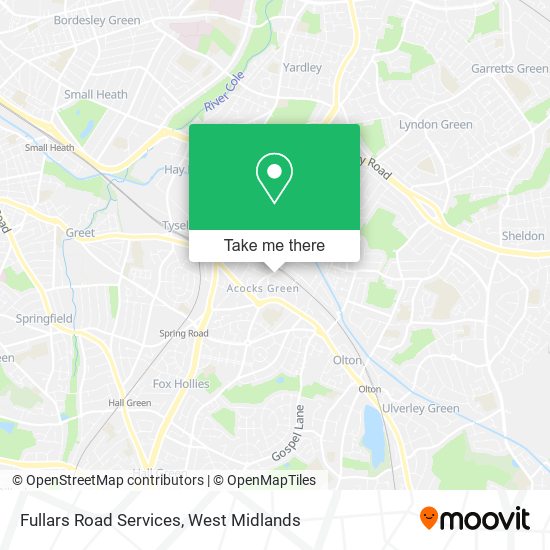 Fullars Road Services map