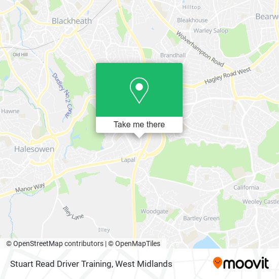 Stuart Read Driver Training map