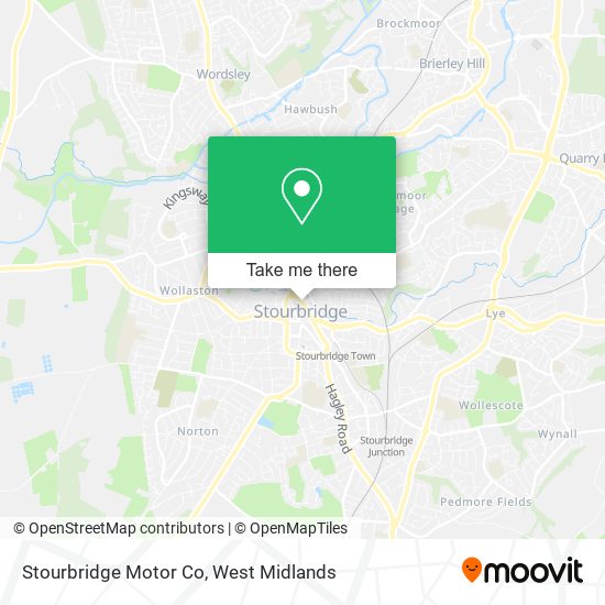 Stourbridge Motor Co map