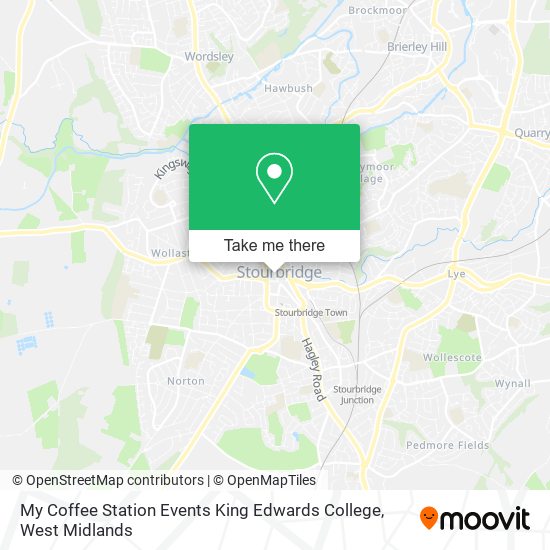 My Coffee Station Events King Edwards College map