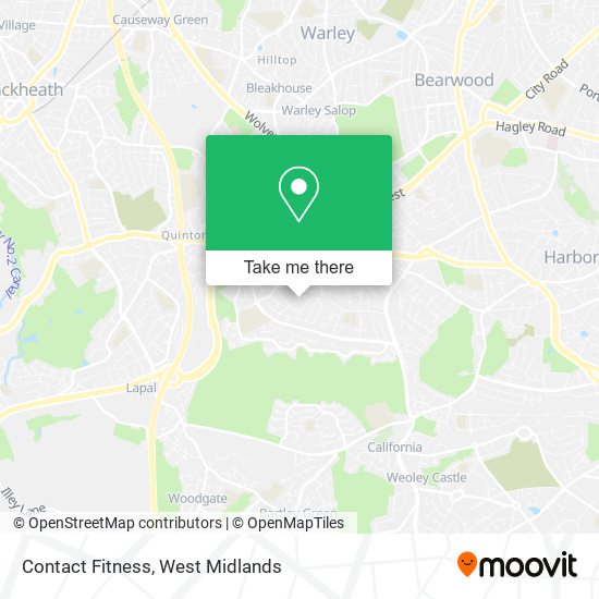 Contact Fitness map