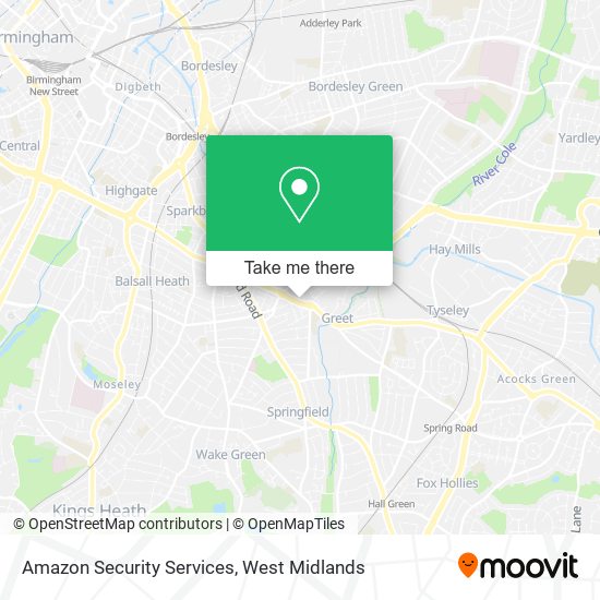 Amazon Security Services map
