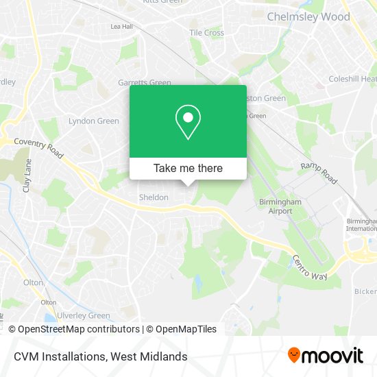 CVM Installations map