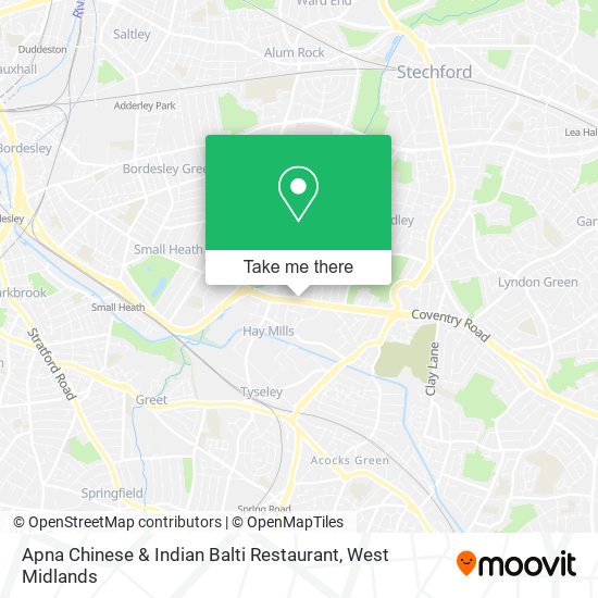 Apna Chinese & Indian Balti Restaurant map